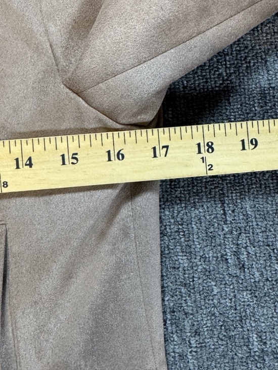 BB Dakota Steve Maden Women's Tan Faux Suede Jacket Size Medium - Picture 8 of 15